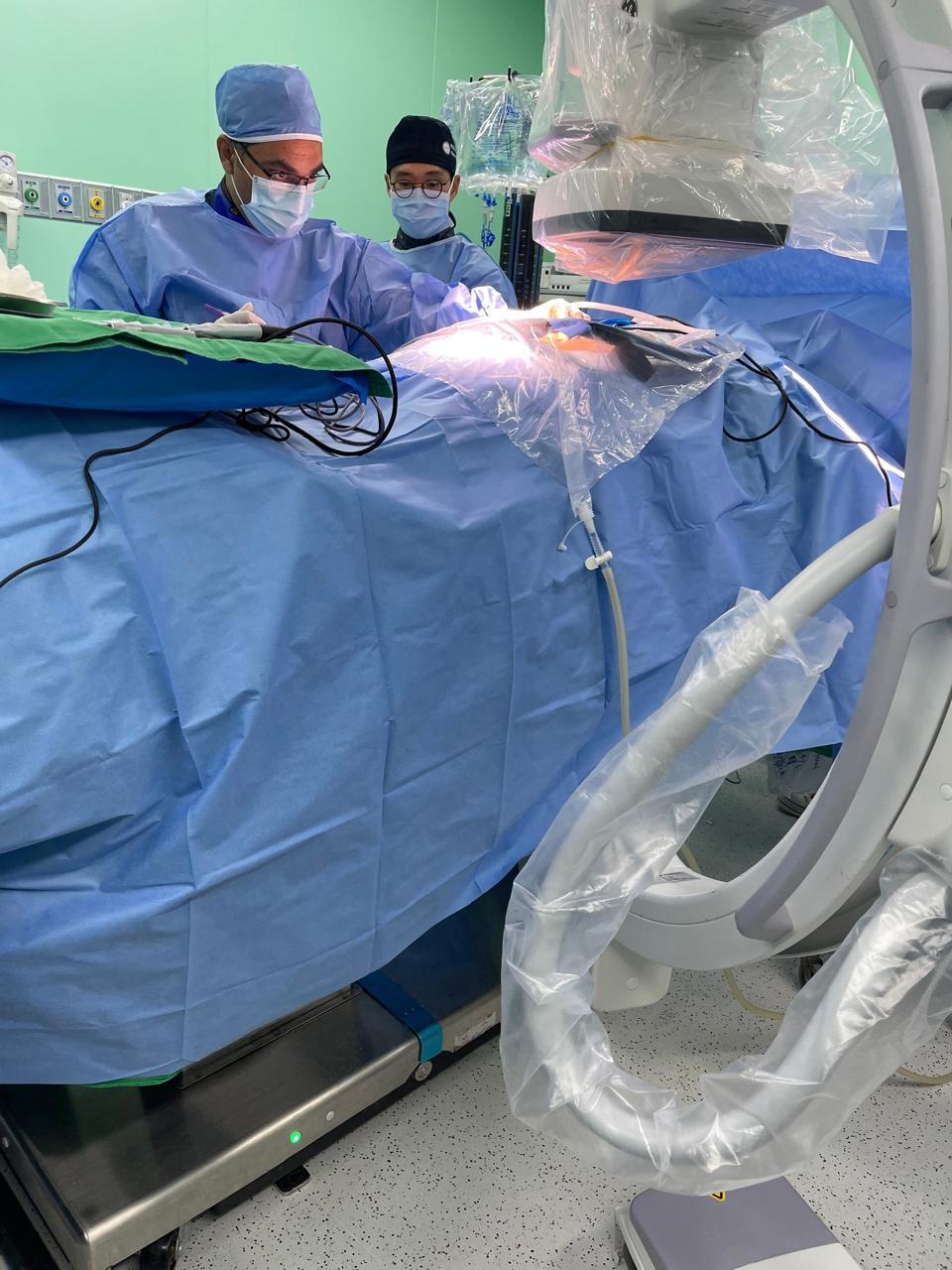 Endoscopic spine surgery procedure
