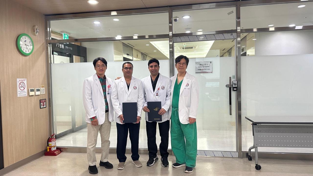 Korea training certificate photo