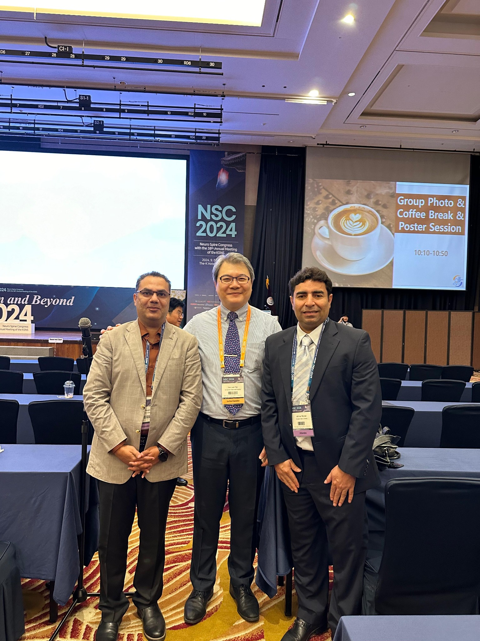 Dr. Mian Awais at NSC 2024 international neurosurgery conference